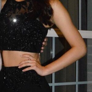 Sherri Hill Black Formal Gown